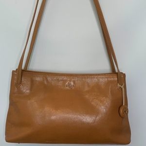 Vintage monsac leather shoulder bag